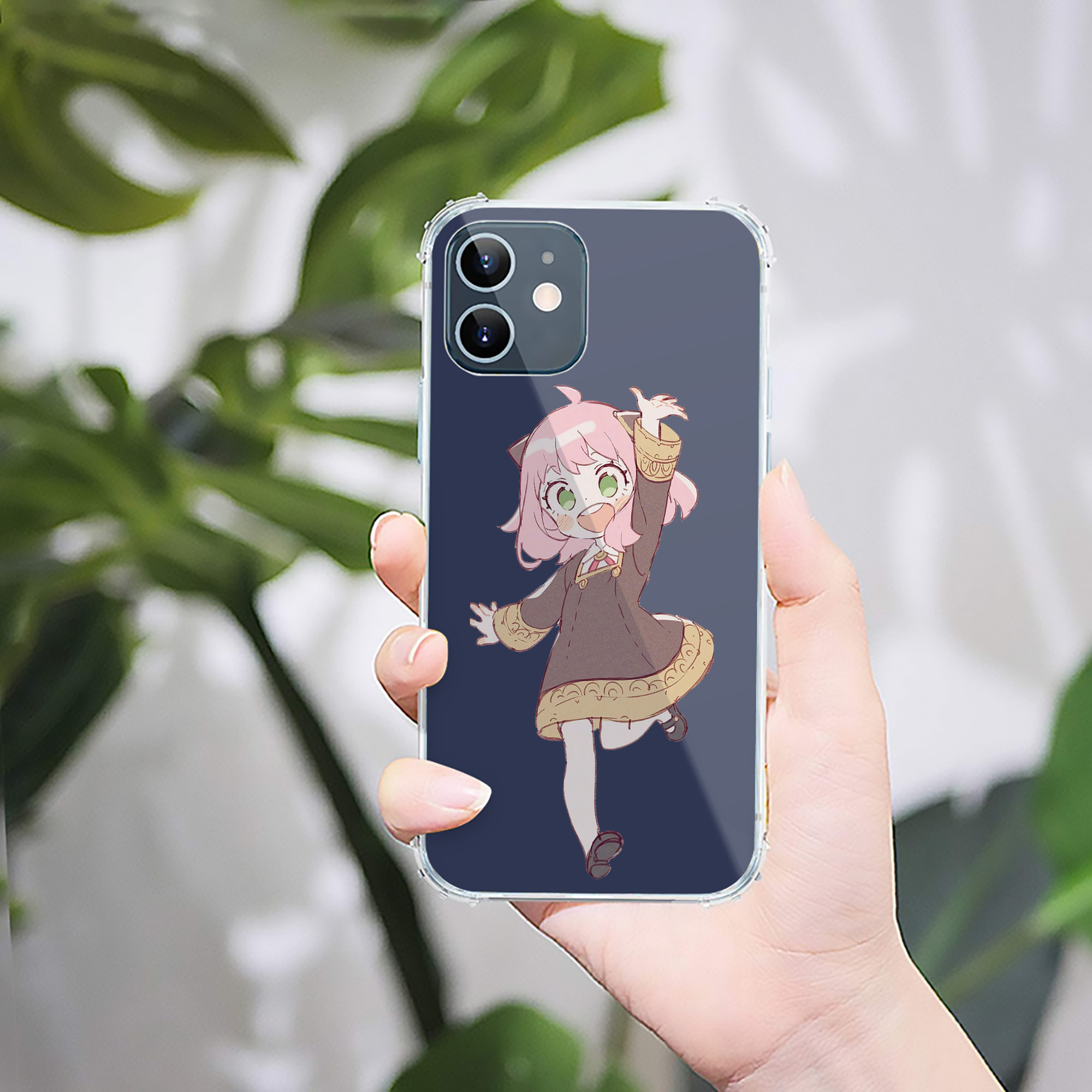 （画像用） SPY×FAMILY间谍家家酒 【iPhone 12シリーズ対応】透明スマホケース（クリアソフトケース）